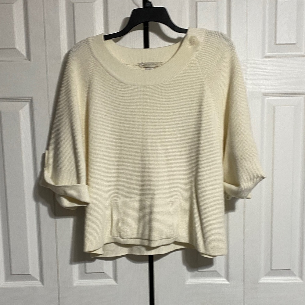 Jillian & Nicole Woman cotton blend Cream knit Sweater size 3X